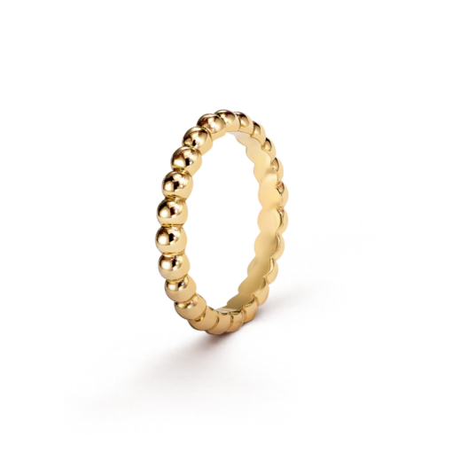 Perlée pearls of gold ring