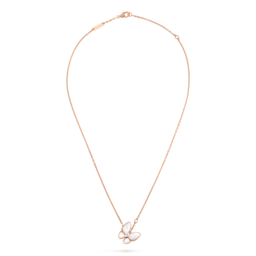 Deux Papillons Necklace