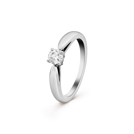 Bonheur solitaire ring