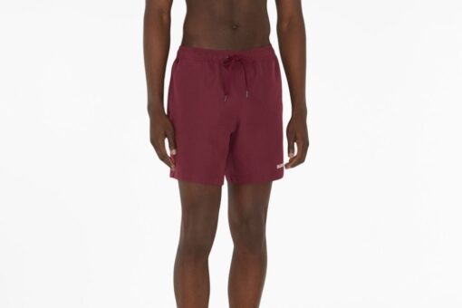 BB checked drawstring swim shorts