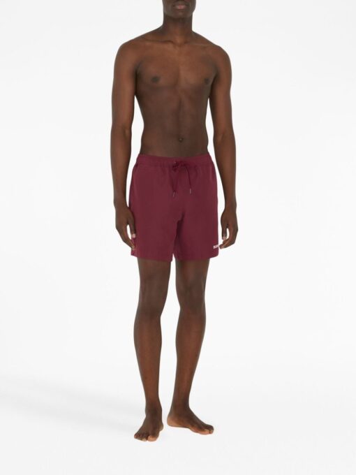 BB checked drawstring swim shorts