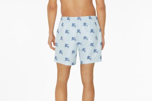 BB checked drawstring swim shorts