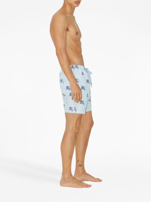 BB checked drawstring swim shorts