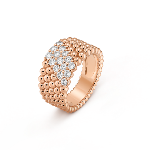 Perlée diamonds ring