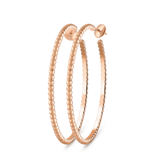 Perlée pearls of gold hoop earrings