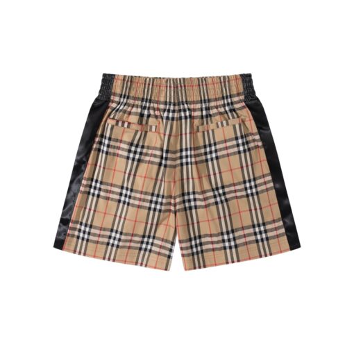 BB checked drawstring swim shorts