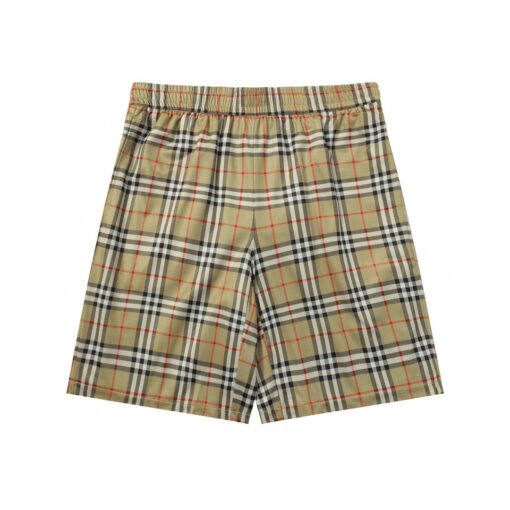 BB checked drawstring swim shorts