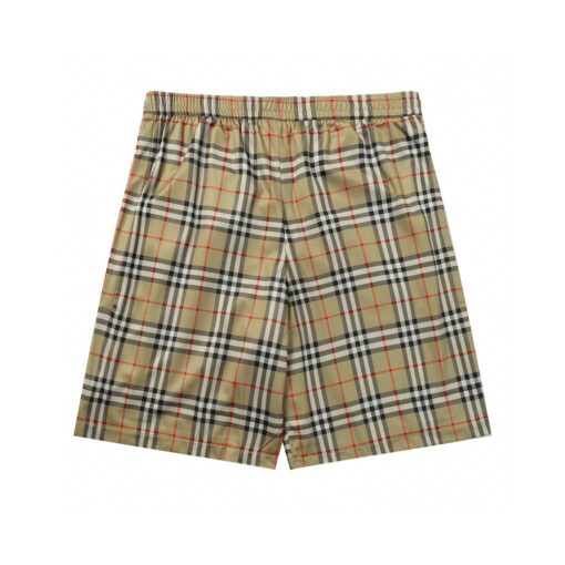 BB checked drawstring swim shorts