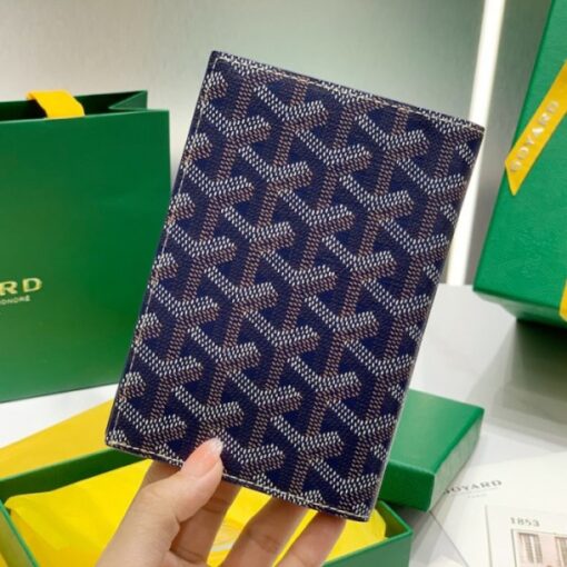 Goyard Saint Pierre Card Holder Wallet Dark Blue