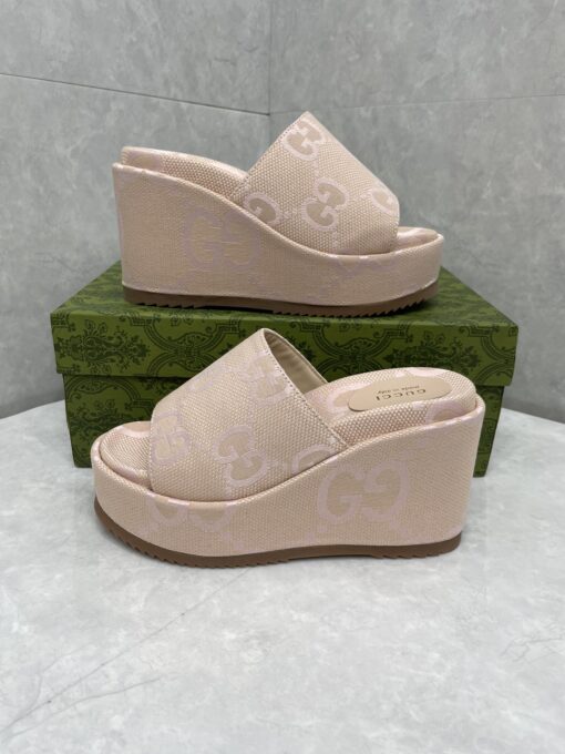 platform slide sandal