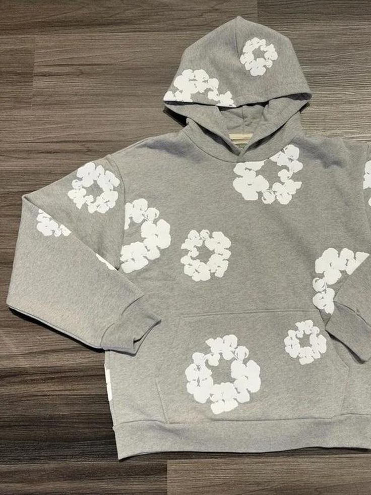 Grey Denim Tears Hoodie