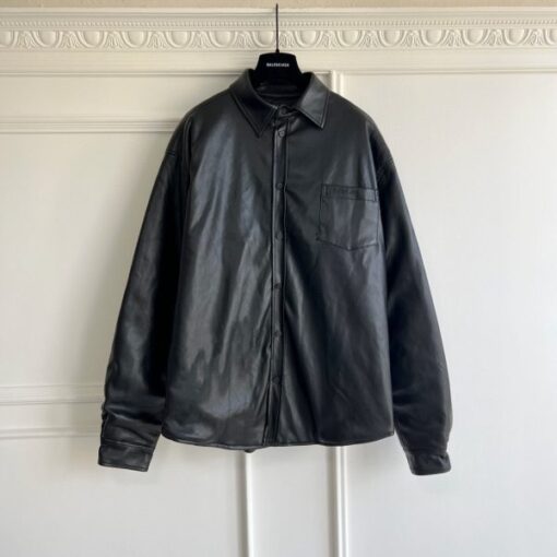 Balenciaga Leather Shirt