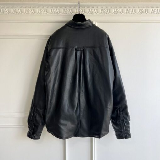 Balenciaga Leather Shirt - Image 2