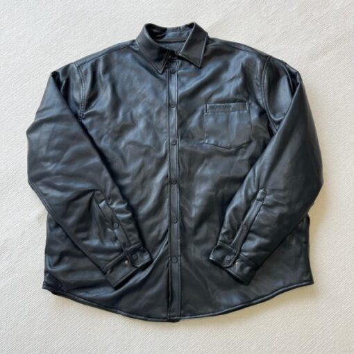 Balenciaga Leather Shirt - Image 3