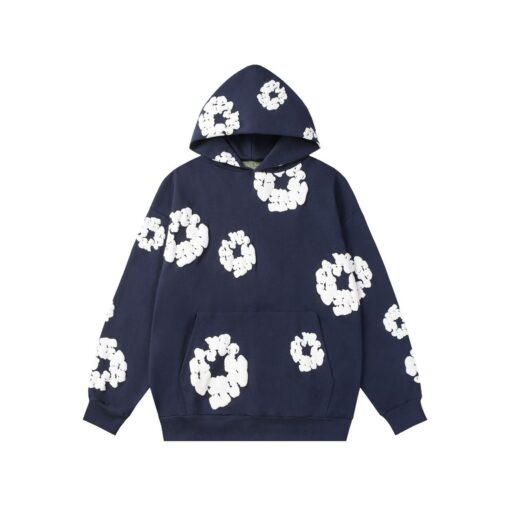 navy blue Denim Tears Hoodie