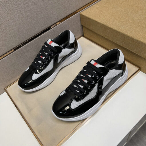 Prada America's Cup Soft rubber and bike fabric sneakers