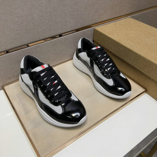 Prada America's Cup Soft rubber and bike fabric sneakers