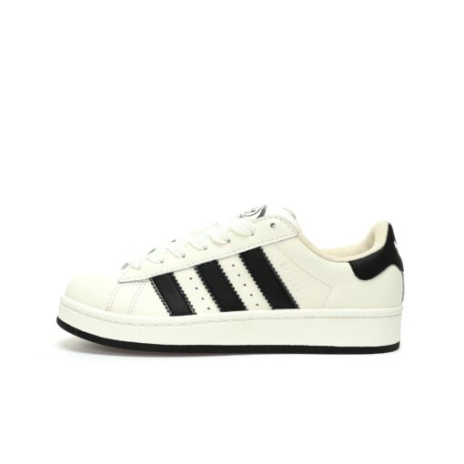 Adidas Campus 00s White Black with Black Sole