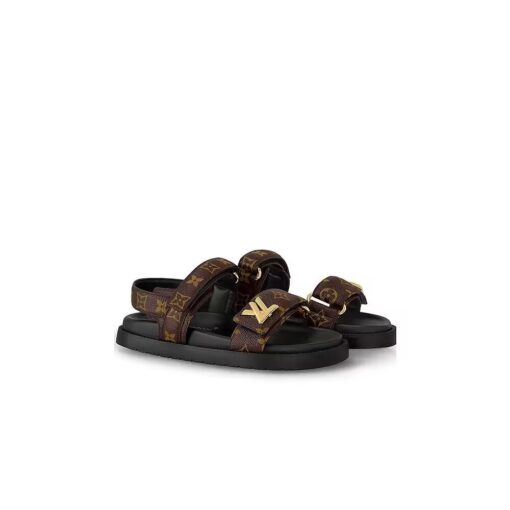 LV sunset flat comfort sandal