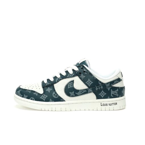 LV x Nike SB Dunk Low"Dark indigo/White/LV Monogram"