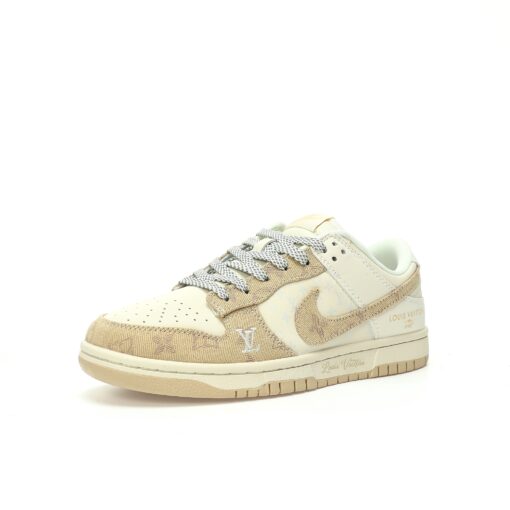 LV x Nike SB Dunk Low Lot"Beige/Khaki/LV Monogram"