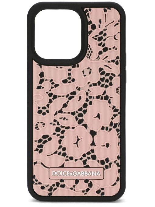 DG Floral-lace iPhone 14 Pro Max Case