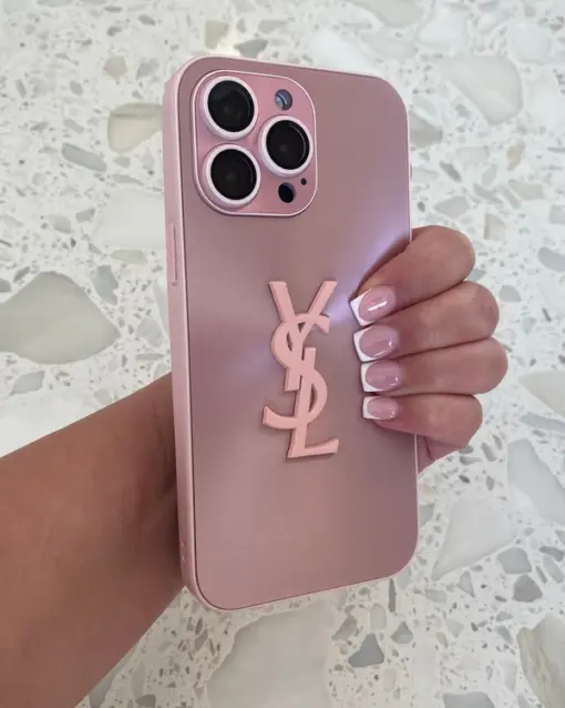 YSL Pink on Pink iPhone Case