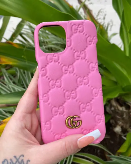 GG Pink Boujie Prints iPhone Case