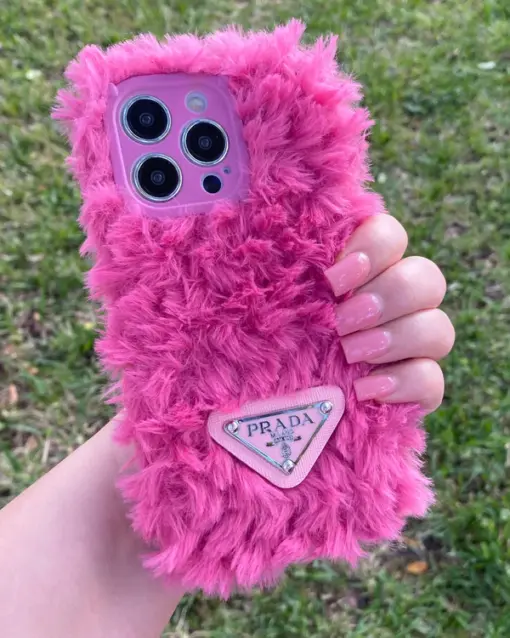 Prada Pink Furr iPhone Case