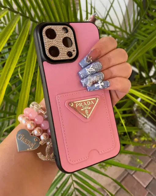 Prada Pretty Pink Pocket iPhone Case