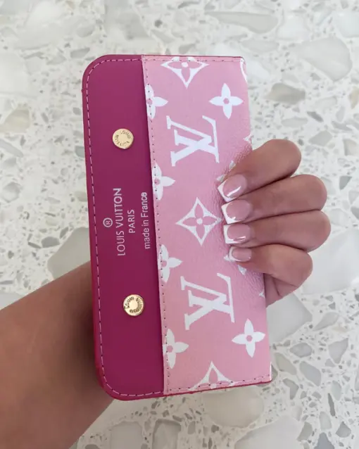 LV Pretty Pink Wallet iPhone Case