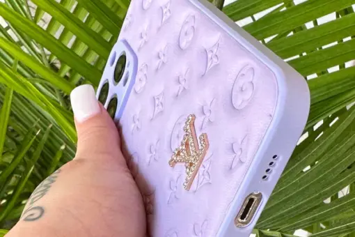 LV Lavender V iPhone Case