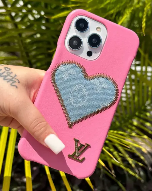 LV LPink V iPhone Case