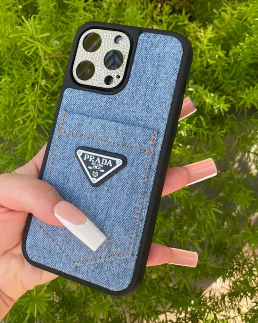 Prada Denim Pocket iPhone Case