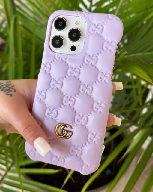 GG Purple Boujie Prints iPhone Case