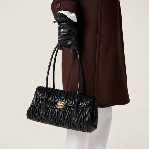 Miu Miu Matelasse Nappa Leather Shoulder Bag