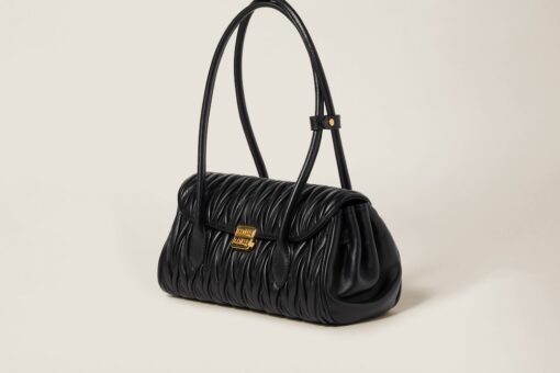 Miu Miu Matelasse Nappa Leather Shoulder Bag