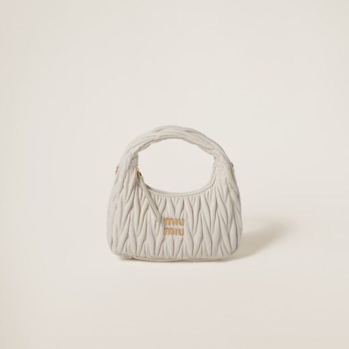 Miu Miu Wander Hobo Bag White