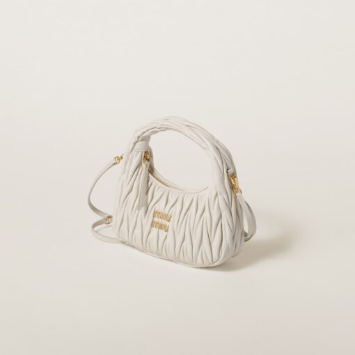 Miu Miu Wander Hobo Bag White