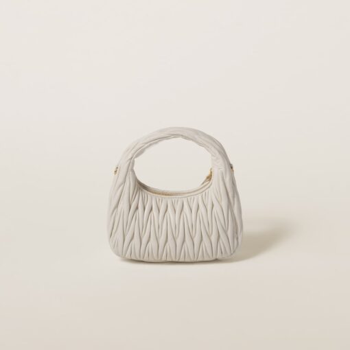 Miu Miu Wander Hobo Bag White