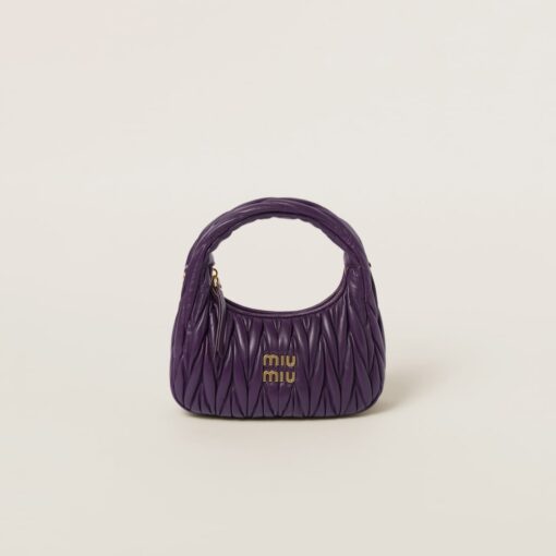 Miu Miu Wander Hobo Bag Violet