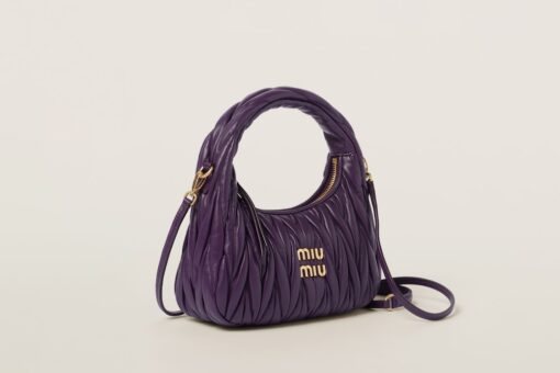 Miu Miu Wander Hobo Bag Violet