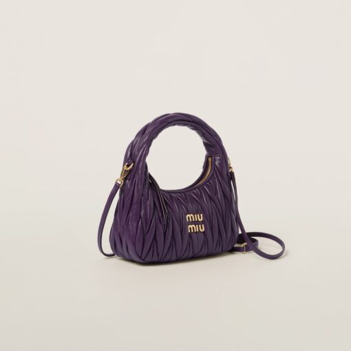 Miu Miu Wander Hobo Bag Violet