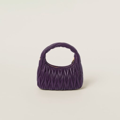 Miu Miu Wander Hobo Bag Violet