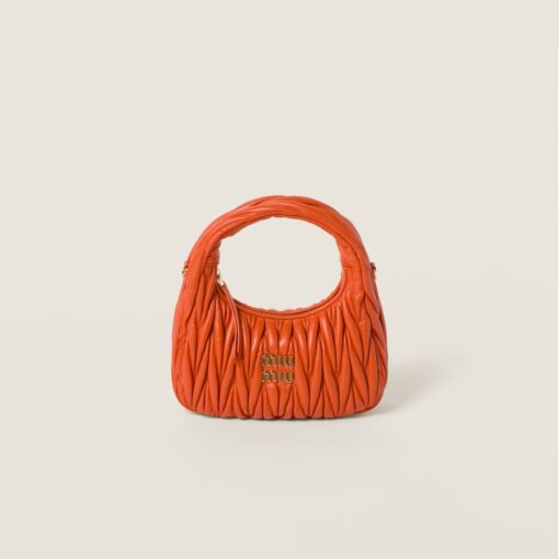 Miu Miu Wander Hobo Bag Orange