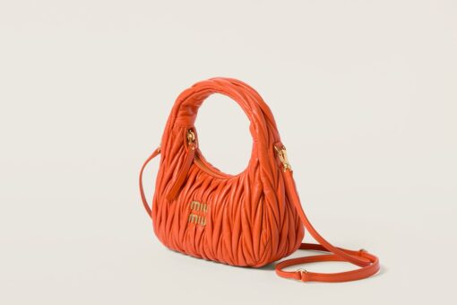 Miu Miu Wander Hobo Bag Orange