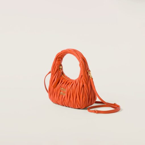 Miu Miu Wander Hobo Bag Orange