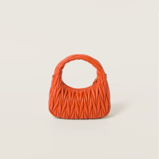 Miu Miu Wander Hobo Bag Orange