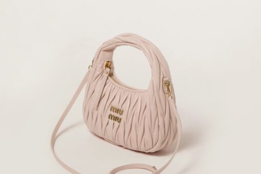 Miu Miu Wander Hobo Bag Powder Pink