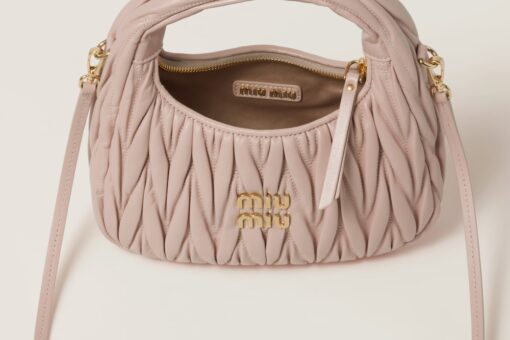 Miu Miu Wander Hobo Bag Powder Pink